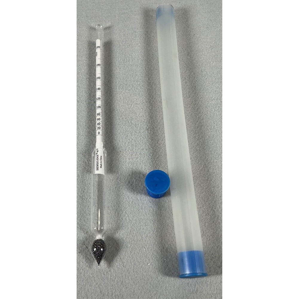 Brewer's‎ Edge Hydrometer 60°F Homebrew Beer Wine Tester w Case
